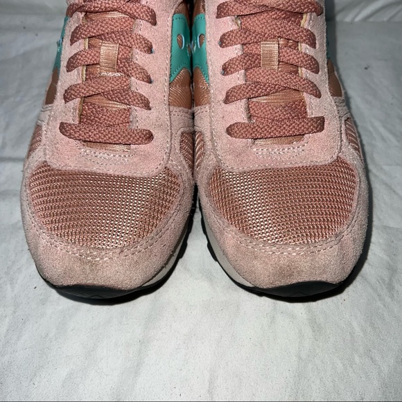 Women’s Saucony Shadow Original Pink Green S1108-643 Size 8.5 - Picture 3 of 9